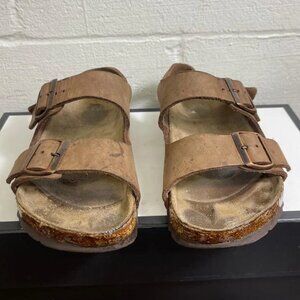 Birkenstock Milano Brown Nubuck Leather Slingback Sandals Women's 37 EU/6 US